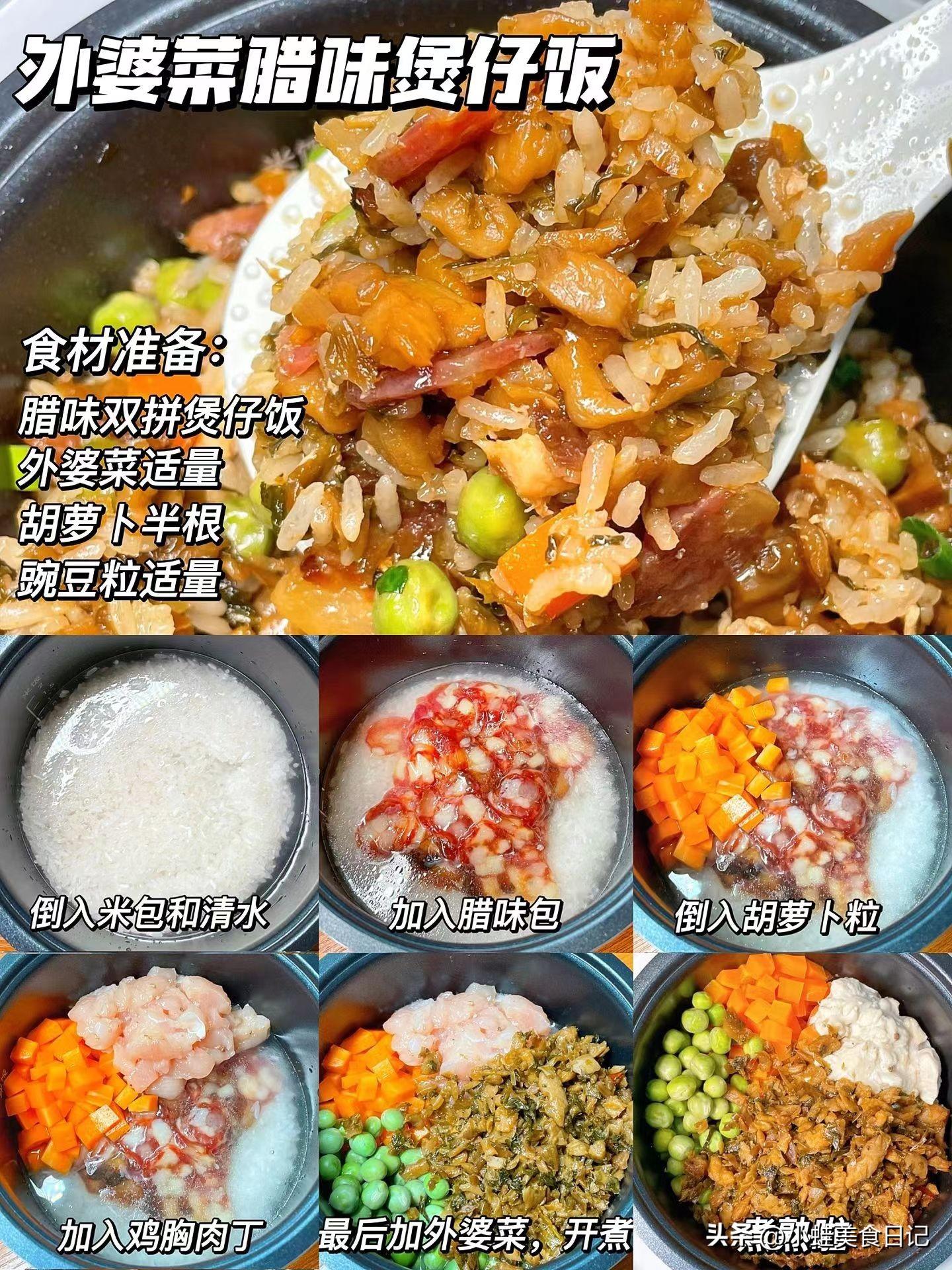 电饭锅煲仔饭的做法大全（电饭煲焖饭怎么做好吃）-1