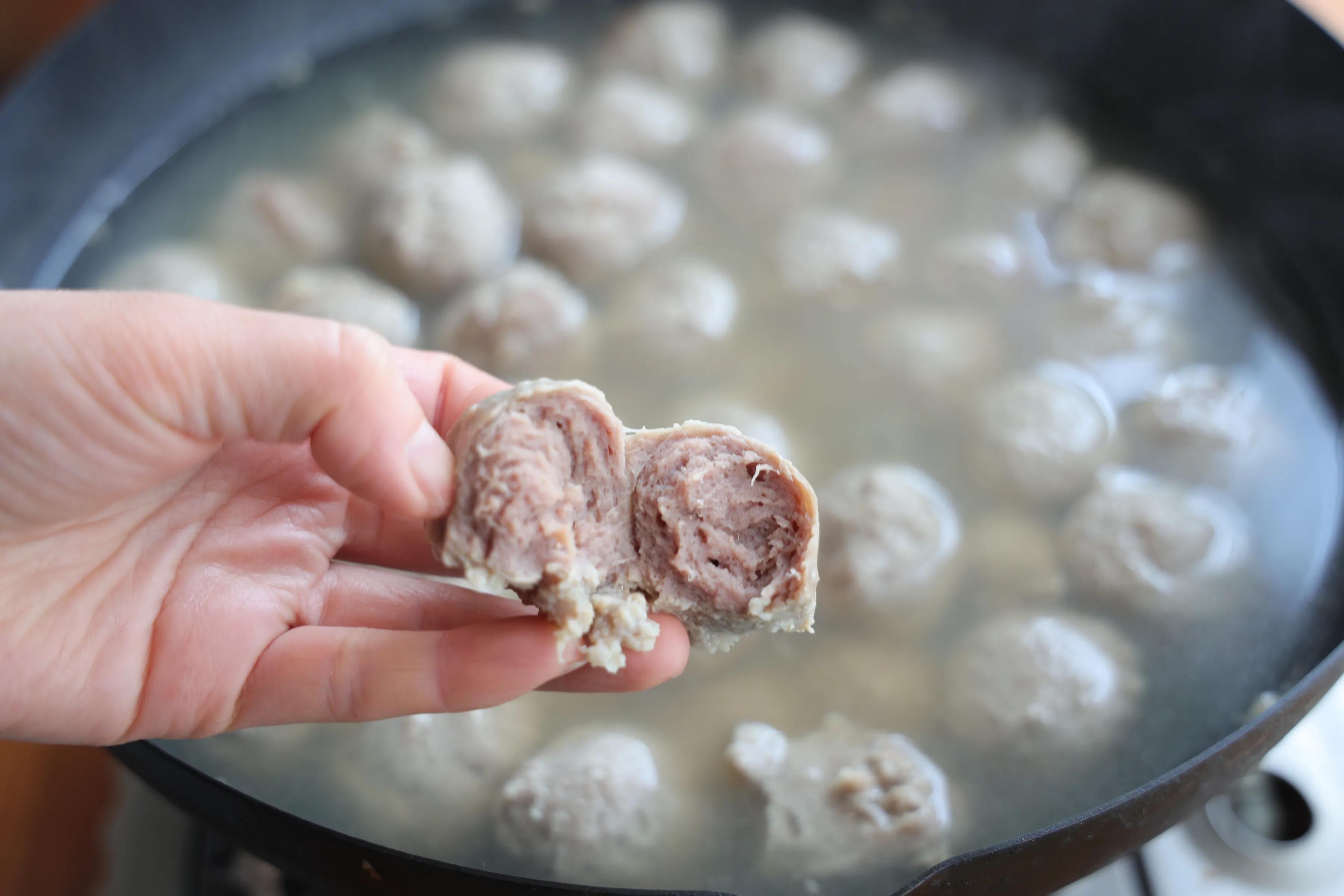 牛肉丸子的制作方法及配方_牛肉丸子汤汁的做法-14