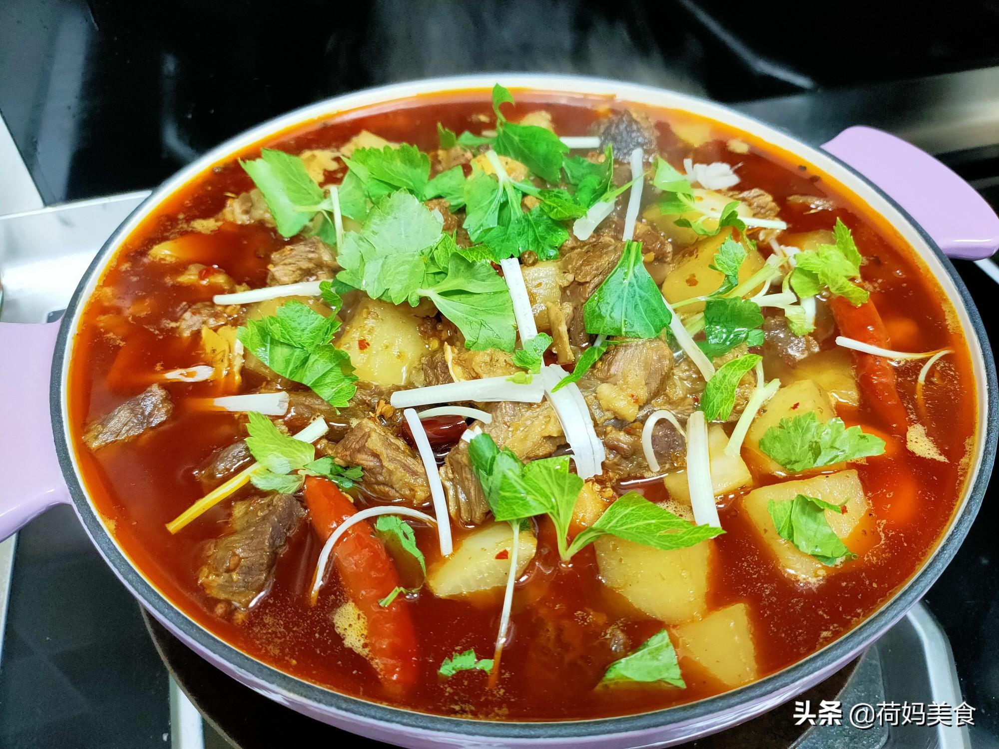 鲜牛肉炖土豆怎么烧好吃_鲜烧牛肉的做法川味-11