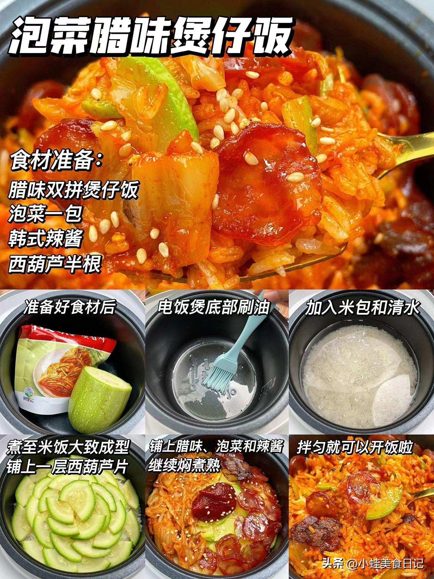 电饭锅煲仔饭的做法大全（电饭煲焖饭怎么做好吃）-5