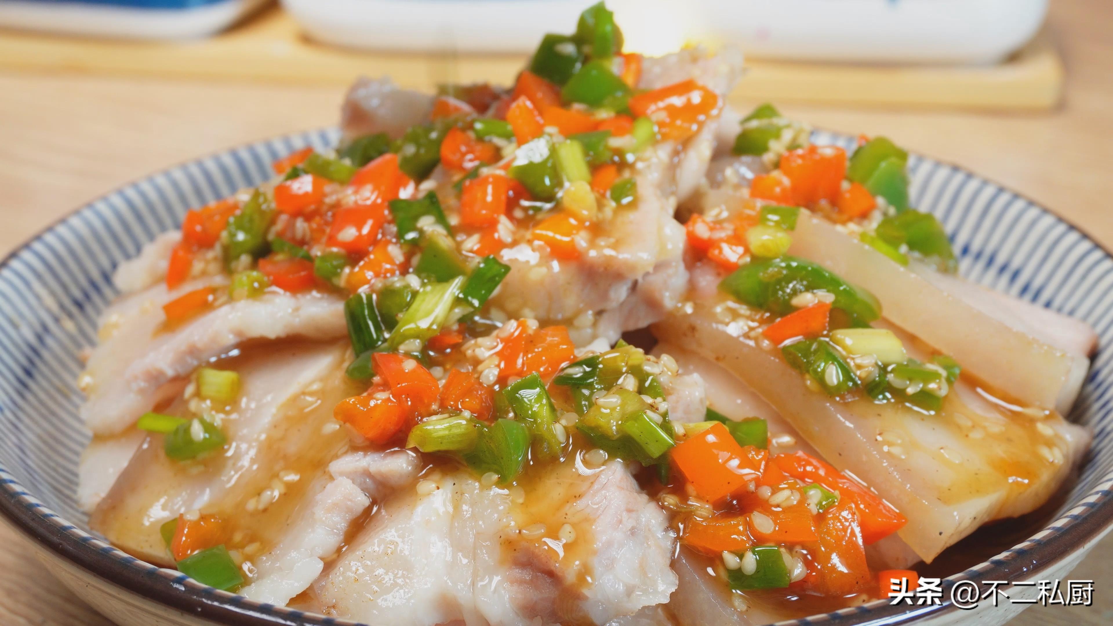 五花肉怎么做软烂好吃_四川凉拌五花肉的做法窍门-9