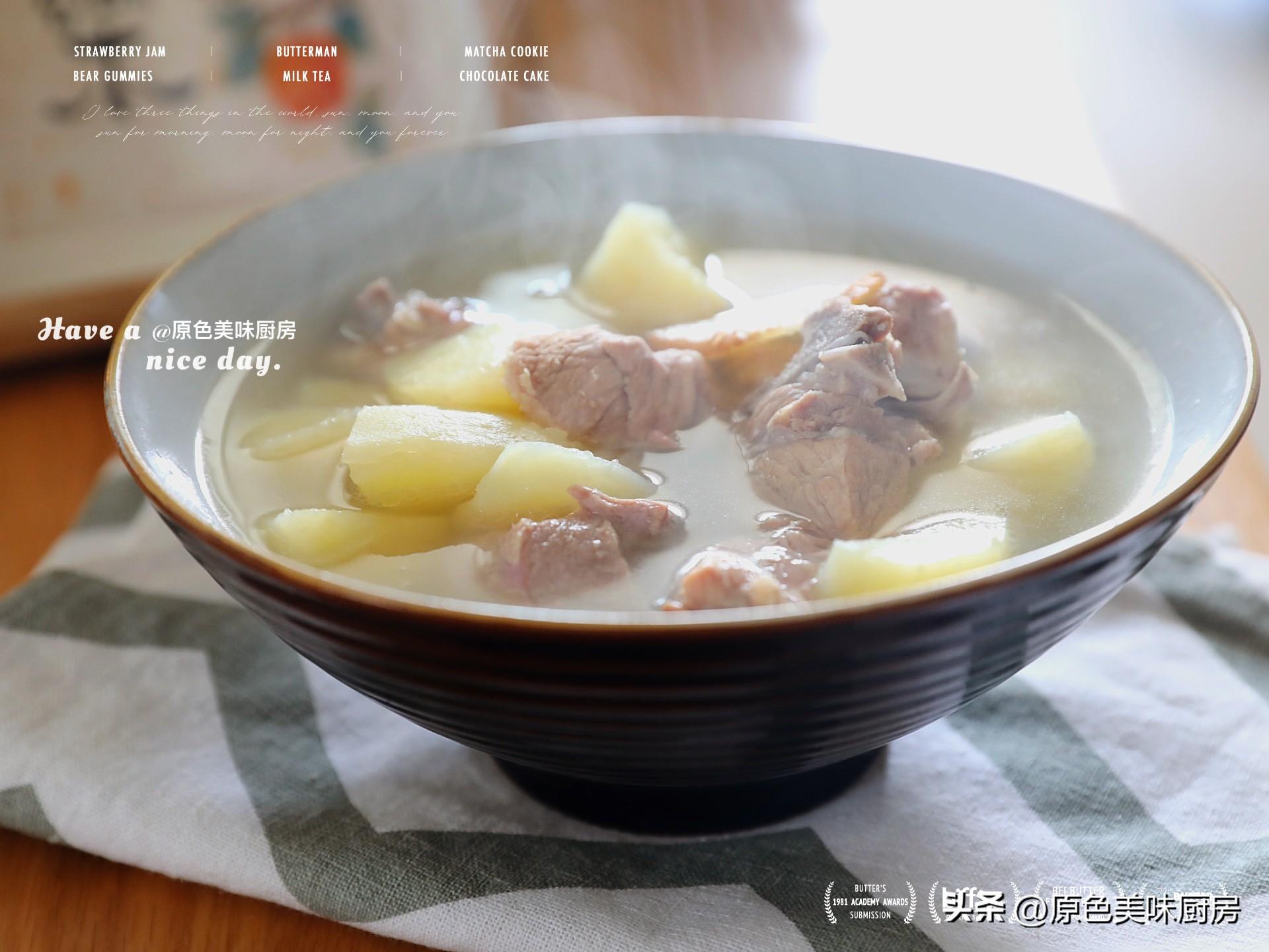 排骨炖土豆怎么做好吃（排骨汤炖土豆的做法）-1