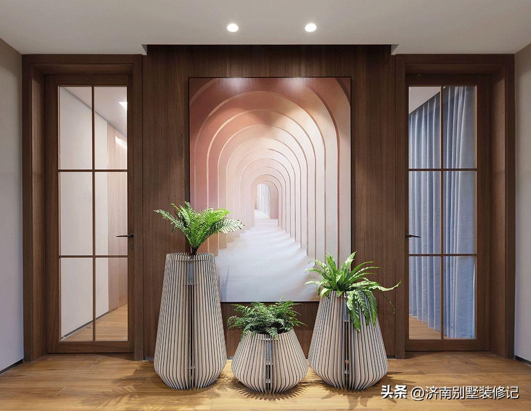 简约天花板装修效果图 纯白极简风格装修效果图-18