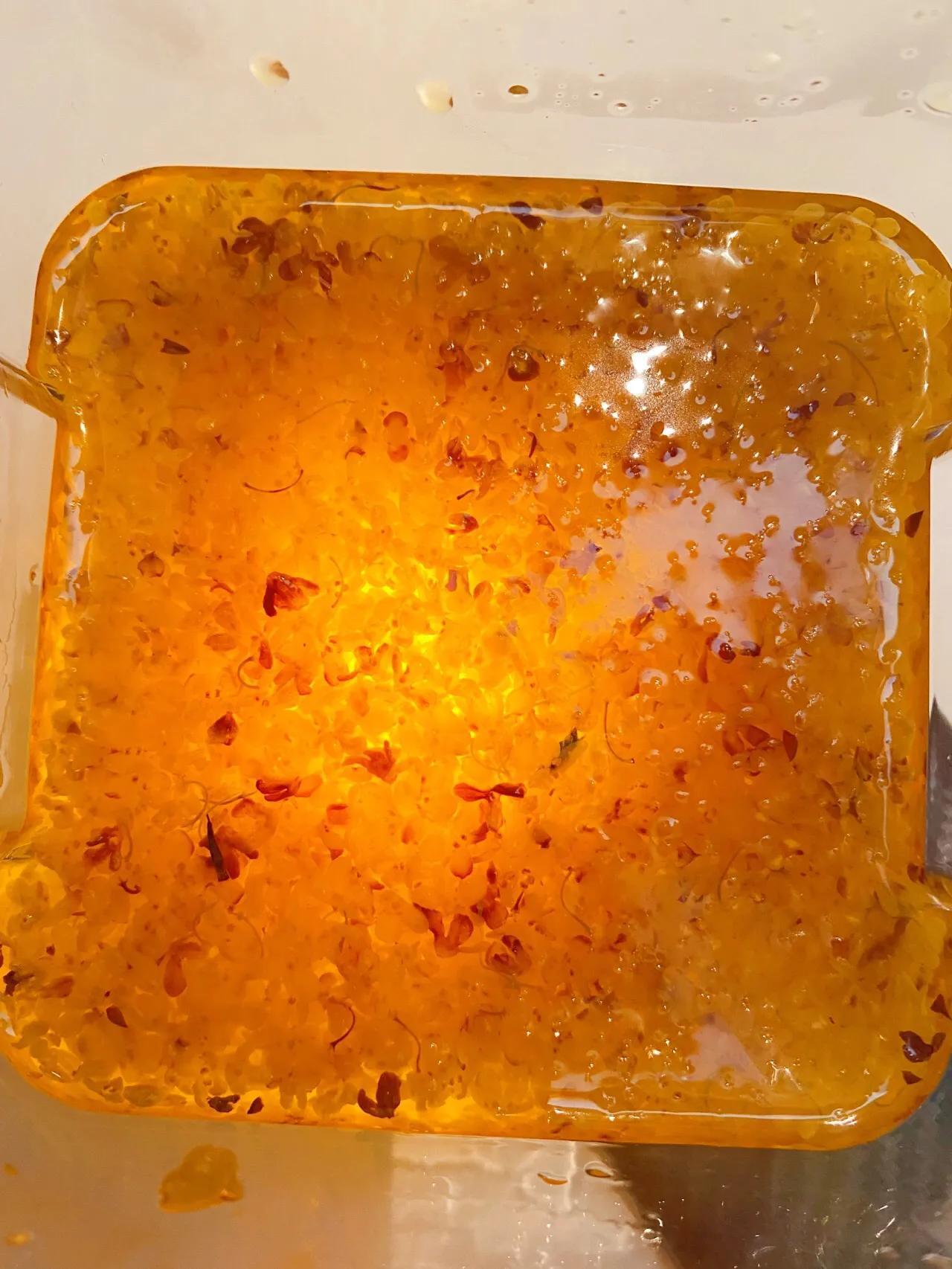 干桂花做桂花蜜的做法 新鲜桂花做桂花蜜-8