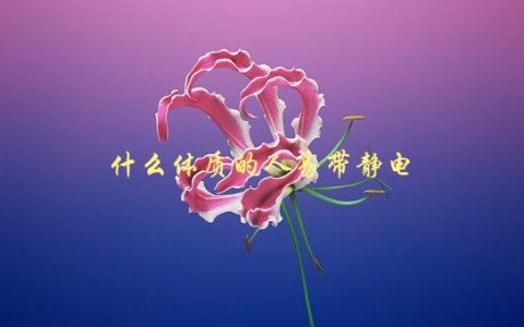 什么体质的人易带静电，如何有效预防和解决