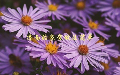 凉面的家常做法简单，如何用最简单的方法制作美味凉面