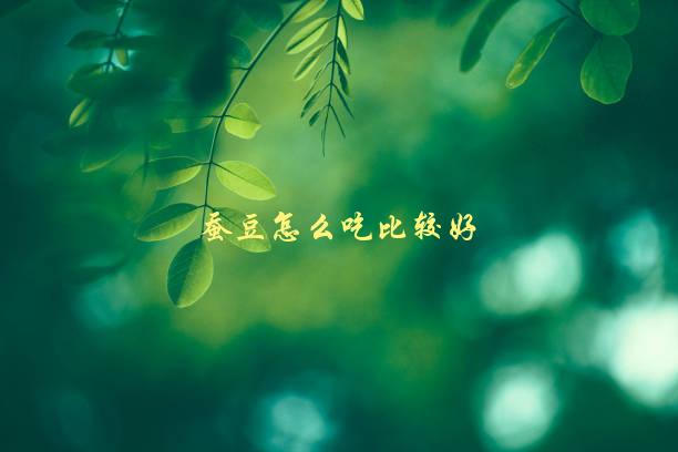 蚕豆怎么吃比较好，煮熟还是生吃更健康？-1