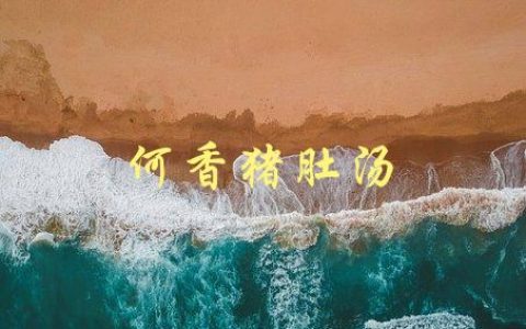 何香猪肚汤(如何制作美味又营养的猪肚汤)