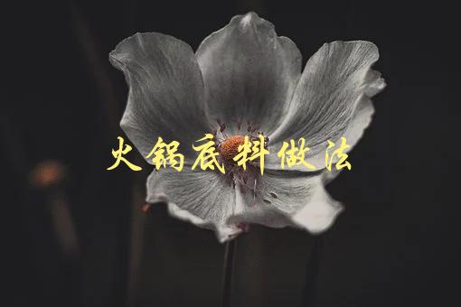 火锅底料做法(怎样自制口感更佳的底料)-1