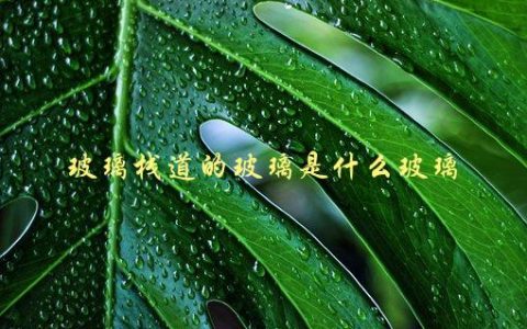 玻璃栈道的玻璃是什么玻璃，为什么如此坚固？
