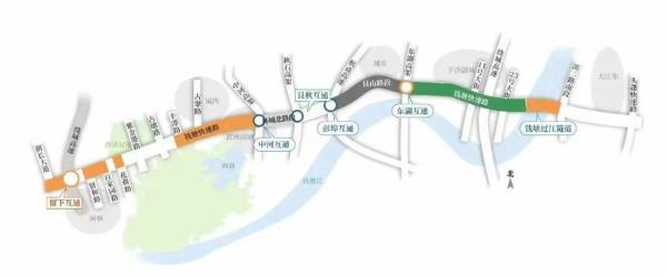杭州东西大道高架最新消息,中心段工程进入通车倒计时